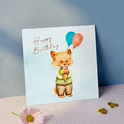 Cute Fox Birthday