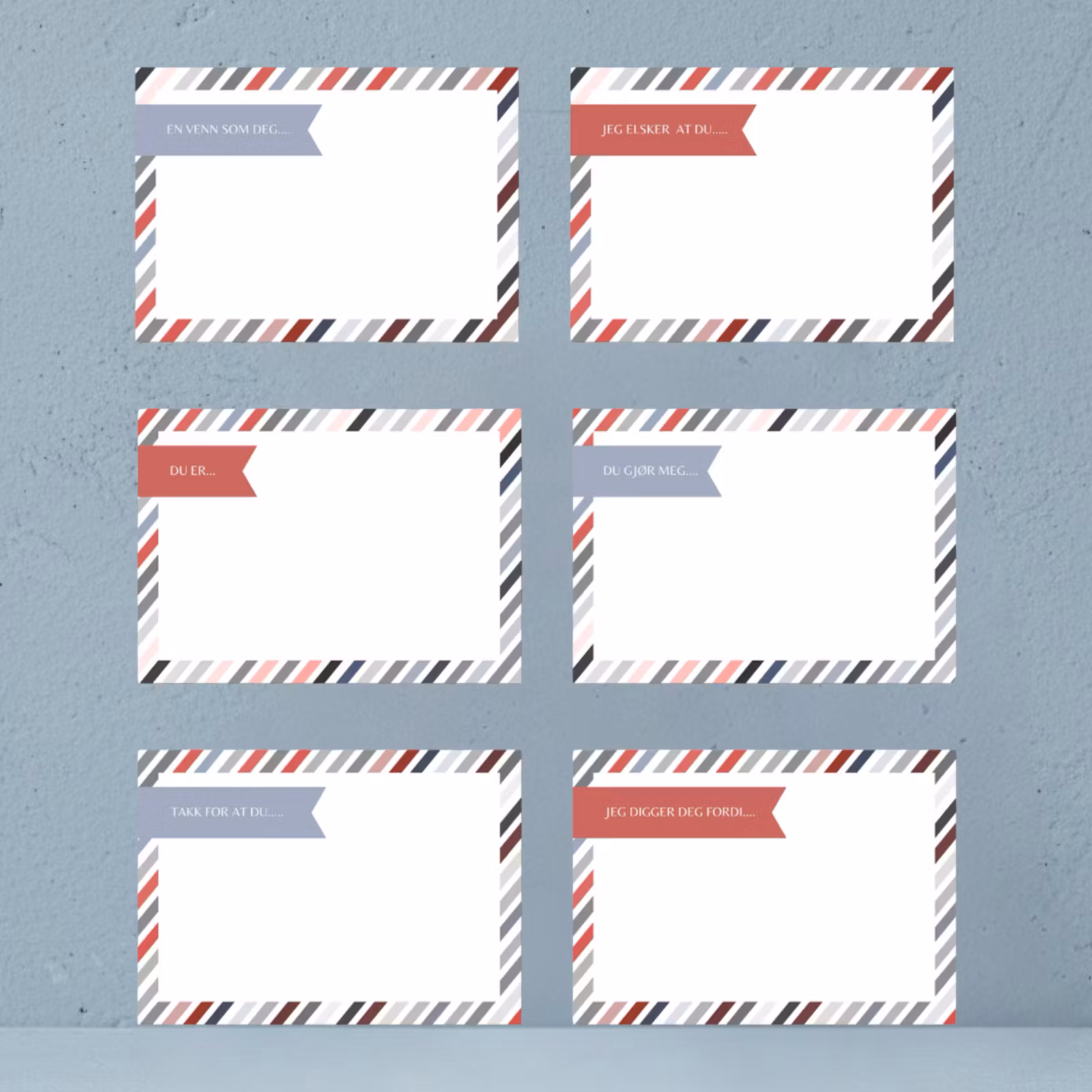 "En venn som deg...." 6pk kort