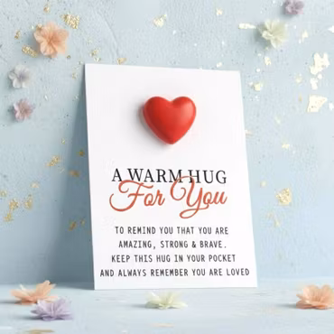 Pockethug - Rødt hjerte