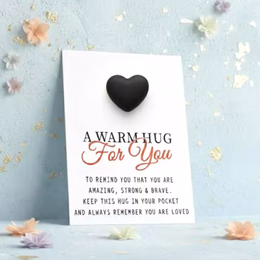 Pockethug - Sort hjerte