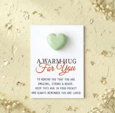 Pockethug -Mint hjerte