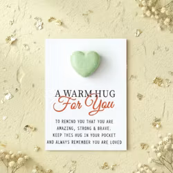 Pockethug -Mint hjerte