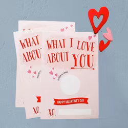 Paprika Paperie "Valentines Day" Scratch-Card - 2pk