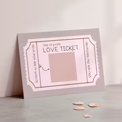 Raus Hverdag - Love Ticket Skrapekort