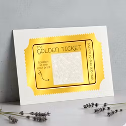 Raus Hverdag - Golden Ticket Skrapekort