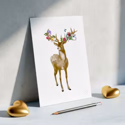 Occasions Greeting Card - Raindeer