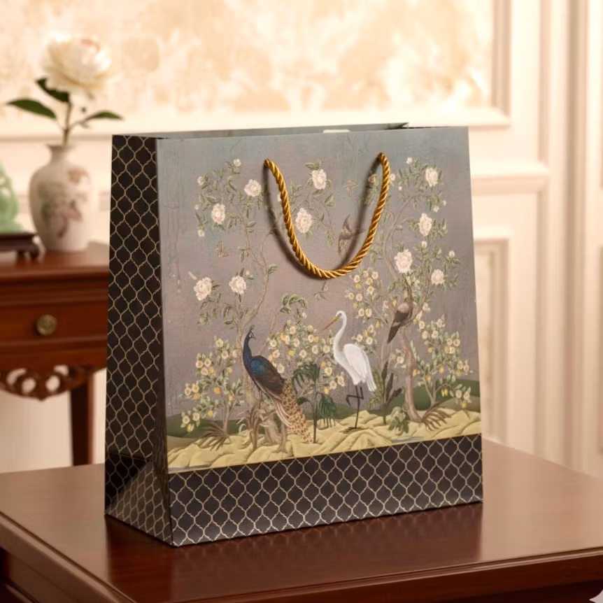 Stor Gavepose - Påfugl