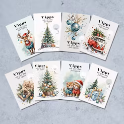 8pk Vipps Julekort