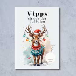 8pk Vipps Julekort