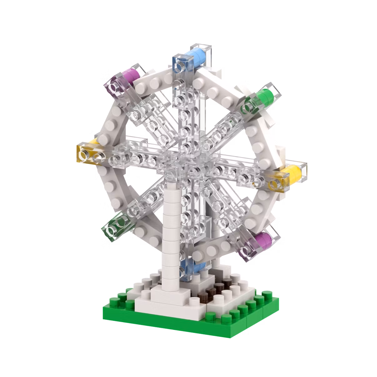 Brixies - Gratulasjonskort med Byggefigur - Pariserhjul