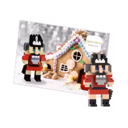 Brixies - Gratulasjonskort med Byggefigur - Nøtteknekker