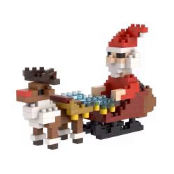 Brixies - Gratulasjonskort med Byggefigur - Julenisse