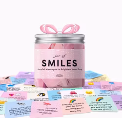 Jar of Smiles - Joyful messages to brighten your day