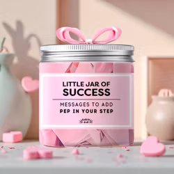 Little jar of Success - Messages to add pep in your step