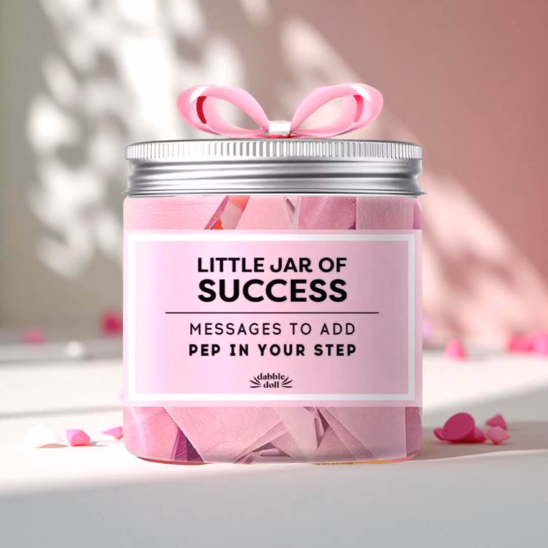Little jar of Success - Messages to add pep in your step