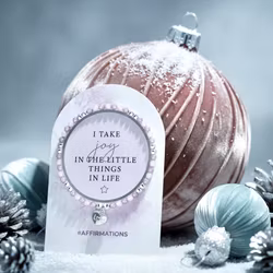 Life Charms - Affirmation Bracelet - "Joy in the little things in life"