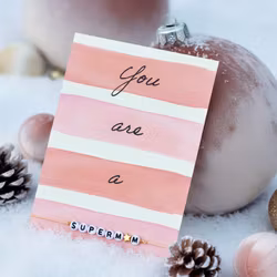 By Vivi: Bracelet Card - You are a Supermum