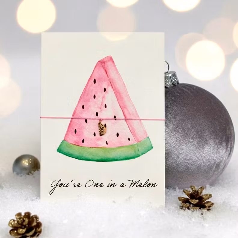 by Vivi: Bracelet Card - One in a Melon