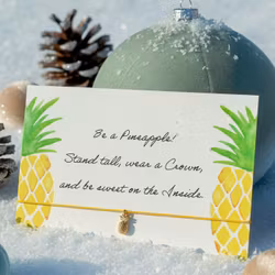 By Vivi: Bracelet Card - Be a Pineapple