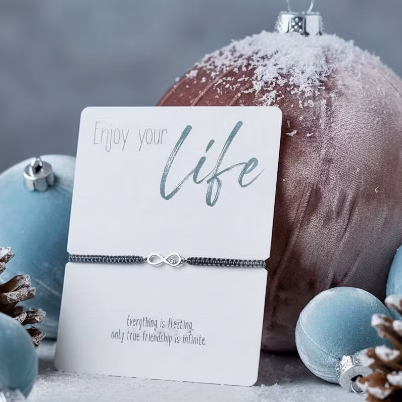 Crystals HCA Jewellery -  Enjoy Bracelet - Infinity Grey