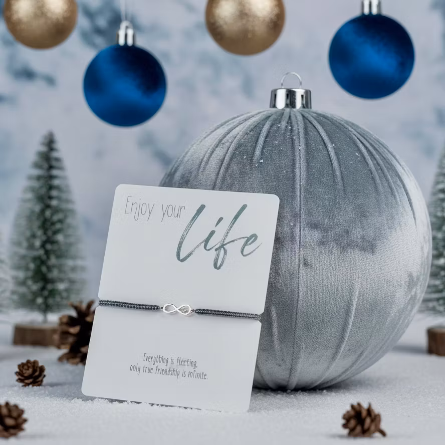 Crystals HCA Jewellery -  Enjoy Bracelet - Infinity Grey