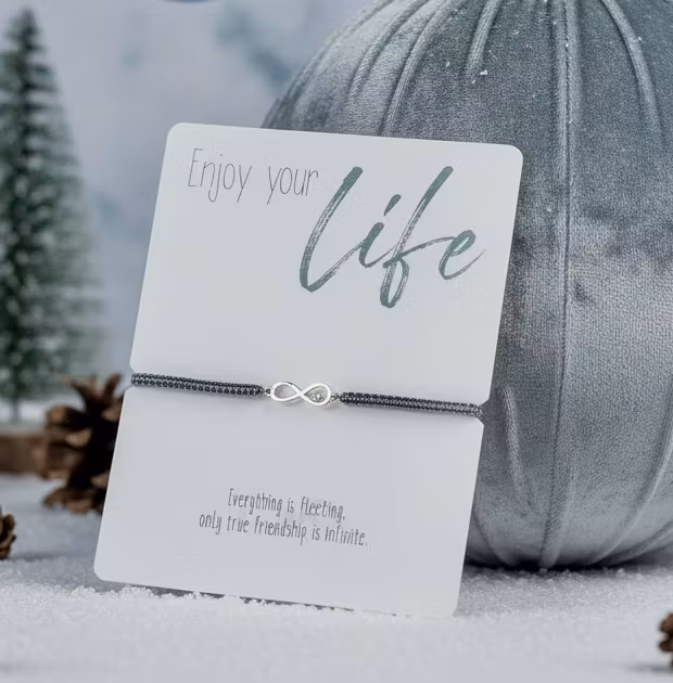 Crystals HCA Jewellery -  Enjoy Bracelet - Infinity Grey