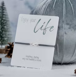 Crystals HCA Jewellery -  Enjoy Bracelet - Infinity Grey