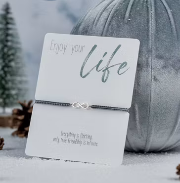 Crystals HCA Jewellery -  Enjoy Bracelet - Infinity Grey