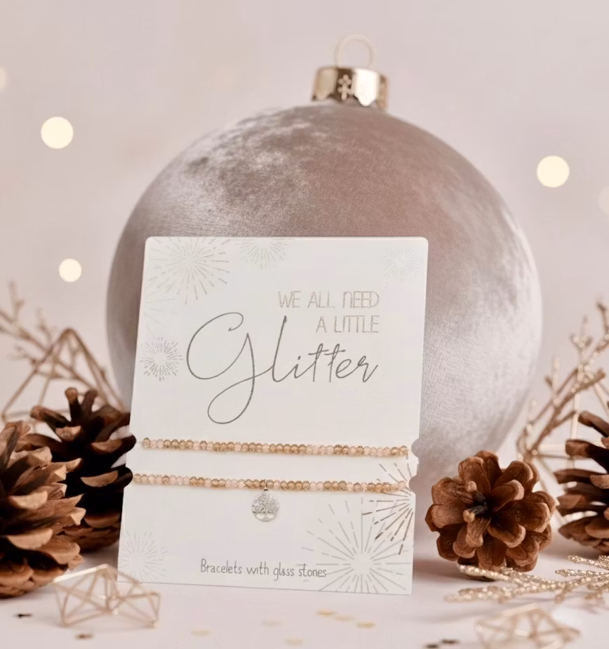 Crystals HCA Jewellery -  2pk Glitter Bracelet - Tree of Life