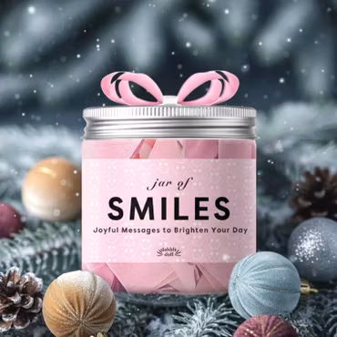 Jar of Smiles - Joyful messages to brighten your day