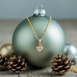 Gullkjede - Mini Heart