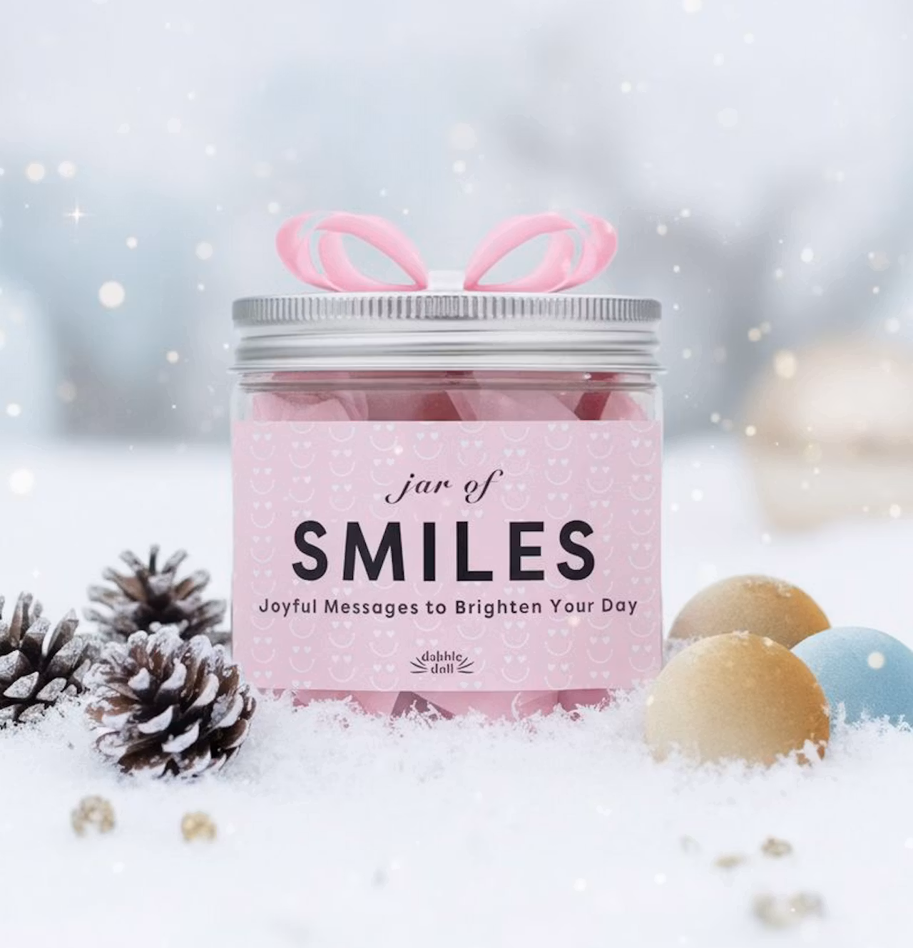 Jar of Smiles - Joyful messages to brighten your day