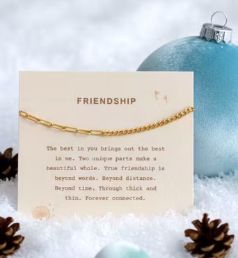 Everly Made - FRIENDSHIP  armbånd i Gull