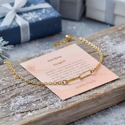 Everly Made - SISTER Gullarmbånd