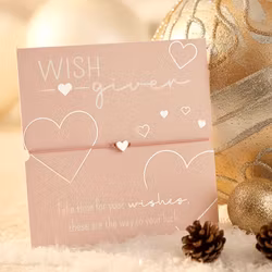 Crystals HCA Jewellery -  Wish Bracelet - "Silver Heart"