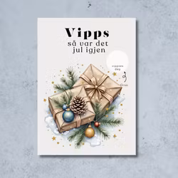 3pk Vipps Julekort