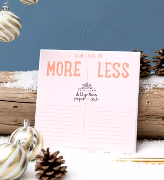 Bread & Jam - Today I Will Do More Or Less Notepad