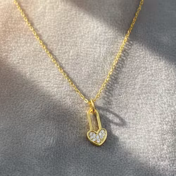 Gullkjede - Hjerte