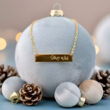 Zen & Zuri Gullkjede - "Stay Wild"