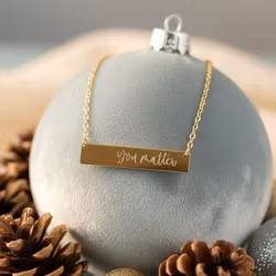 Zen & Zuri Gullkjede - "You Matter"