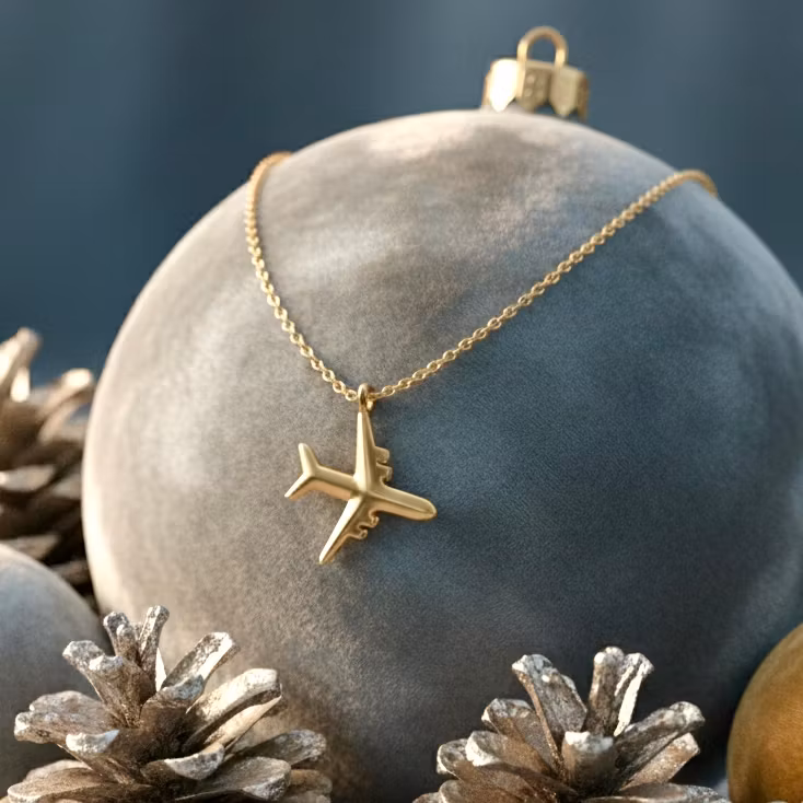 ZÓLDI jewels  Air Plane Gold Necklace