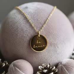 Gigis Petals - "Be Brave" Gullkjede