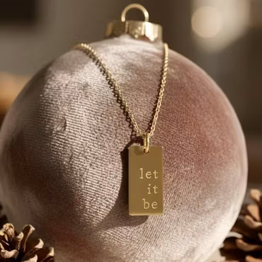 One Life Jewellery . "Let it Be" Gold Necklace