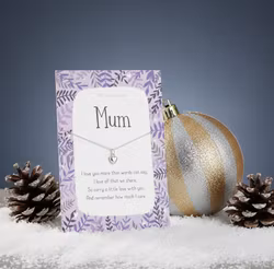 Manta Makes - Hjerte Sølvkjede - "Mum"