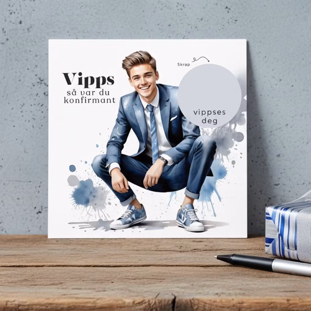 Vipps Konfirmasjonskort