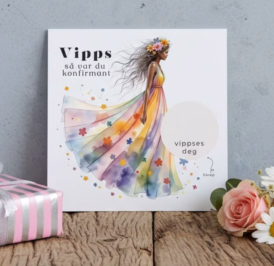 Vipps Konfirmasjonskort