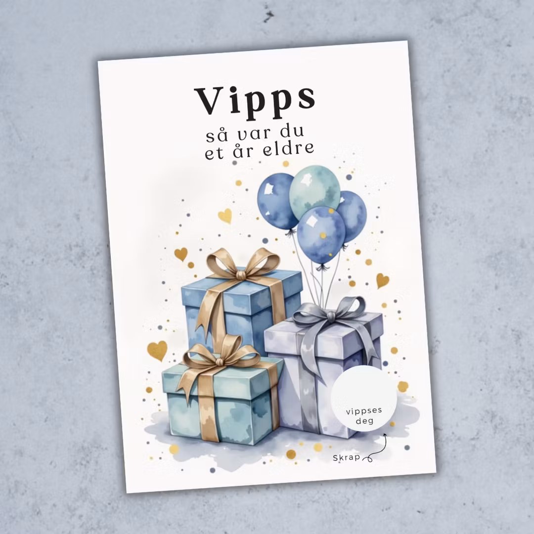 Vipps Bursdagskort