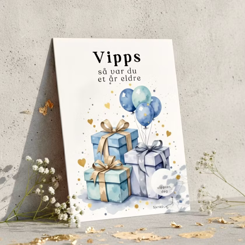 Vipps Bursdagskort