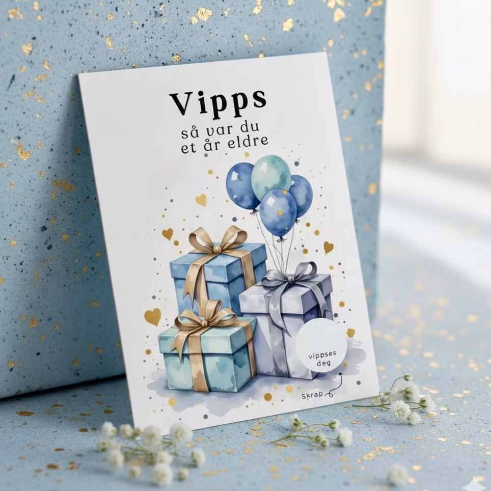 Vipps Bursdagskort