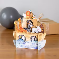 Alljoy Design -  Popup Kort - Sirkusvenner